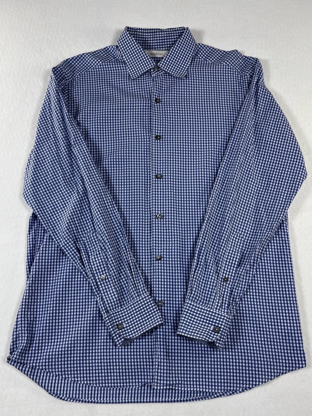 Ermenegildo Zegna Shirt Mens L Luxury Button Up